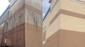 IDW provides exterior cleaning services for commercial buildings